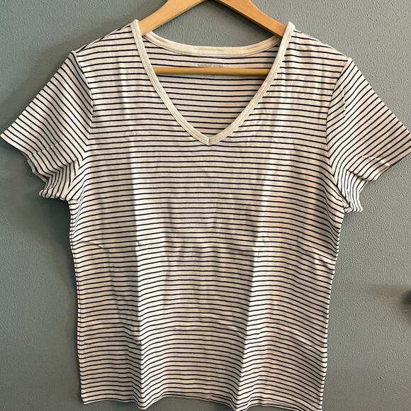 Lands’ End Striped T-Shirt - Picture 1 of 2